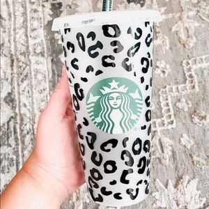 Cheetah Print Starbucks cup